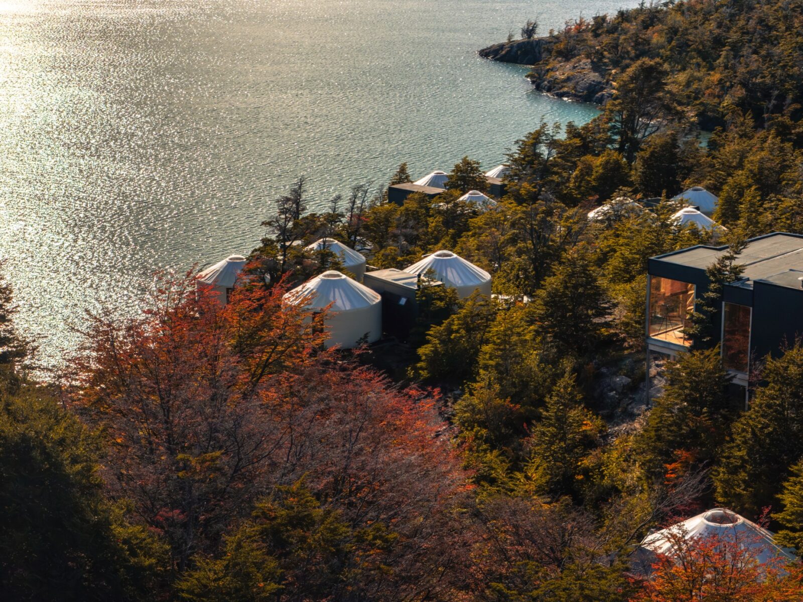 Yurts otoño